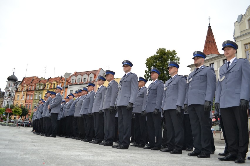 Podczas wojewódzkich obchodów święta policji w Brodnicy...
