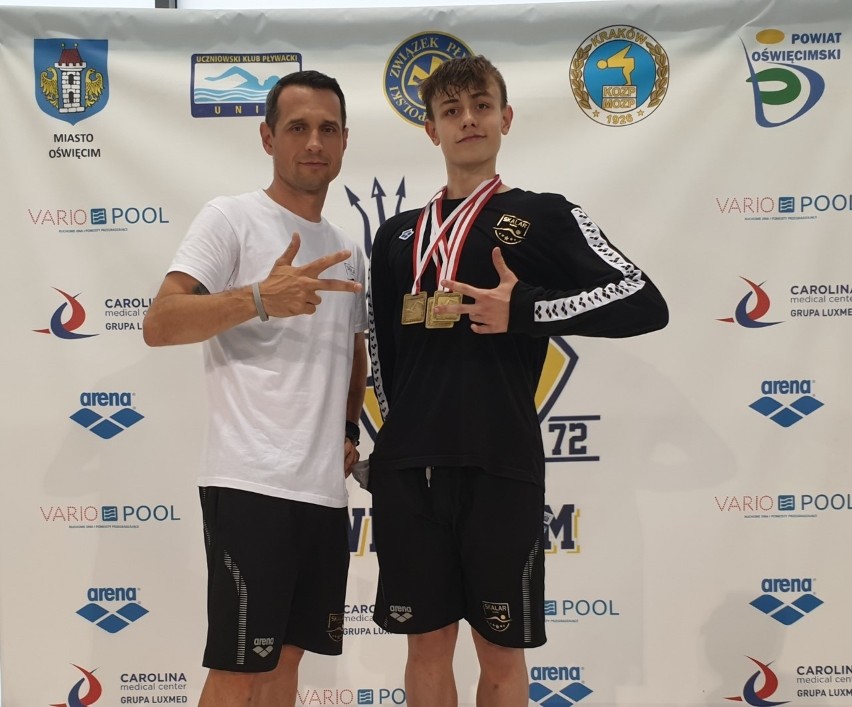 Kacper Maksajda pokazał klasę i został trzykrotnym mistrzem Polski U-15