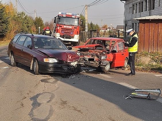 Do wypadku doszło na skrzyżowaniu ulic Jana Pawła II i Herbowej.