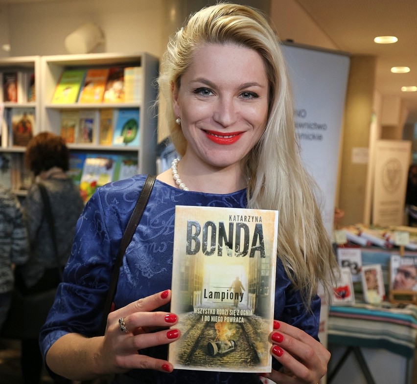 Katarzyna Bonda była jedną z gwiazd targów książki w...