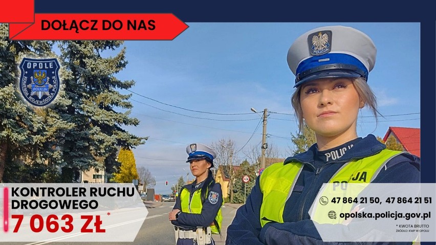 Zarobki policjantów: kontroler ruchu drogowego