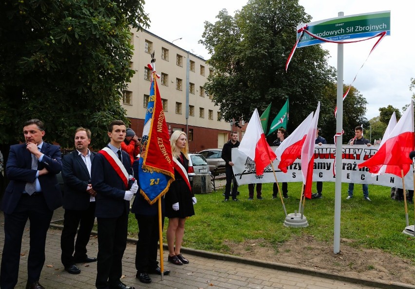 Skwer im. Żołnierzy Narodowych Sił Zbrojnych w Szczecinie [ZDJĘCIA]