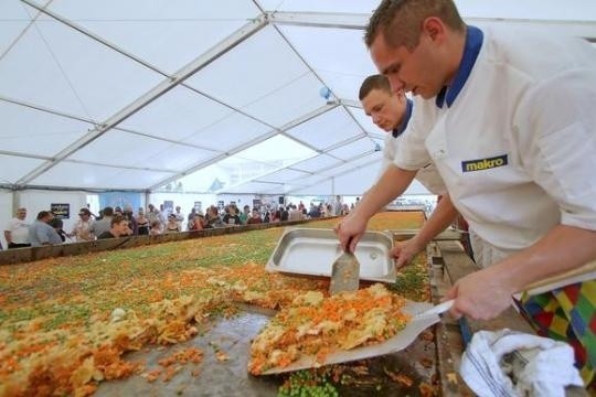 Wieliczka: Największa lasagne, czyli rekord Guinnessa