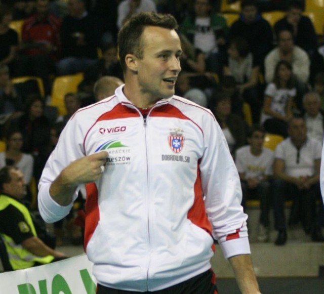 Maciej Dobrowolski życzy drużynie zwycięstw w kolejnych meczach.