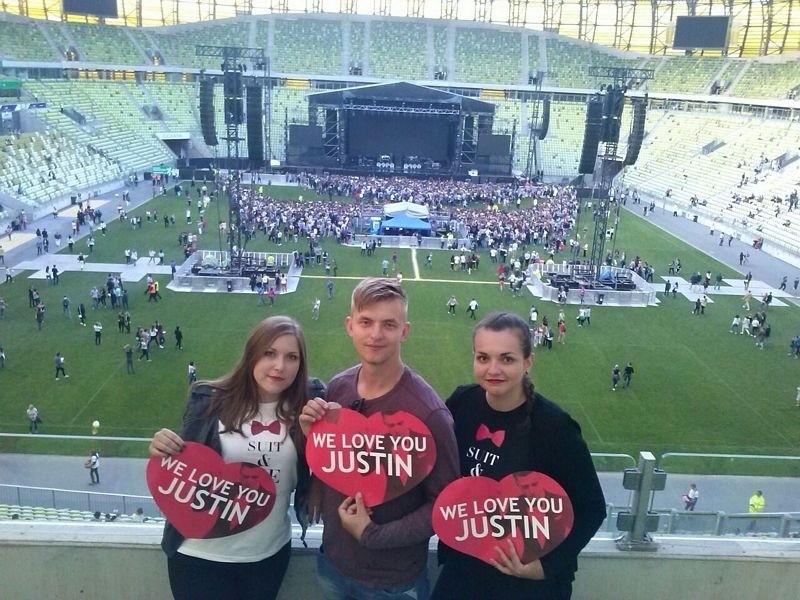 Koncert Justina Timberlake'a w Gdańsku. Zdjęcia fanów z akcji We Love You Justin cz.4 [FOTO]