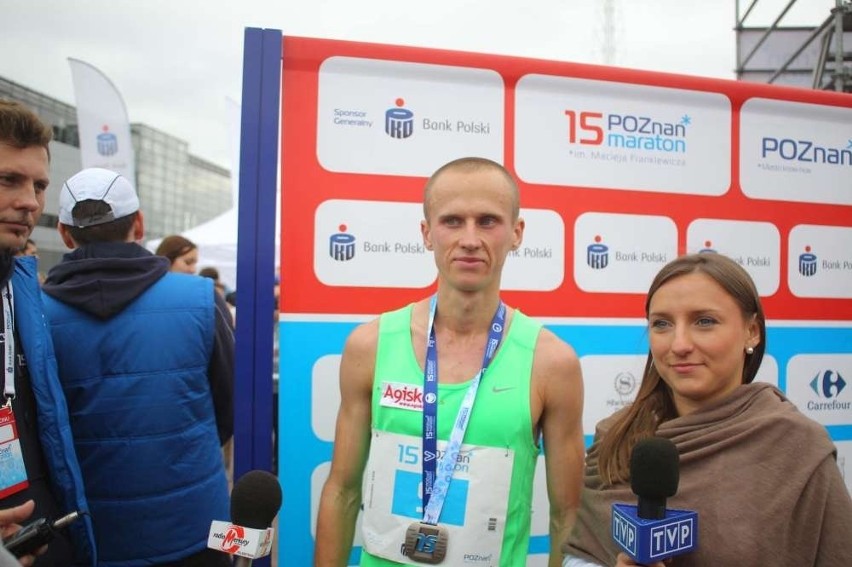 Emil Dobrowolski pojawił się jako drugi na mecie Poznań...