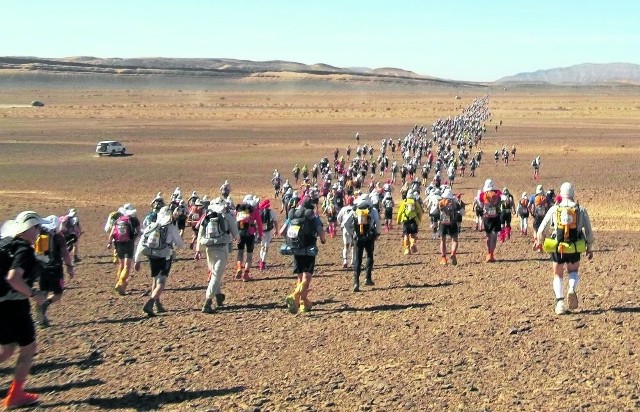 Sultan Marathon des Sables to jeden z najtrudniejszych biegów na świecie. Dlatego rzadko uczestniczą w nim osoby nieprzygotowane. Spośród  1160 zawodników startujących w 28 edycji aż 970 ten ultramaraton ukończyło