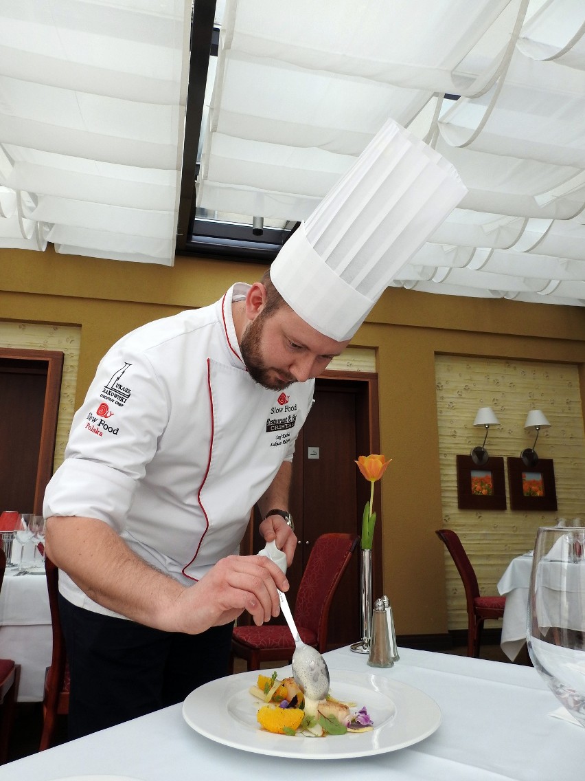 Łukasz Rakowski, szef kuchni hotelu Cristal