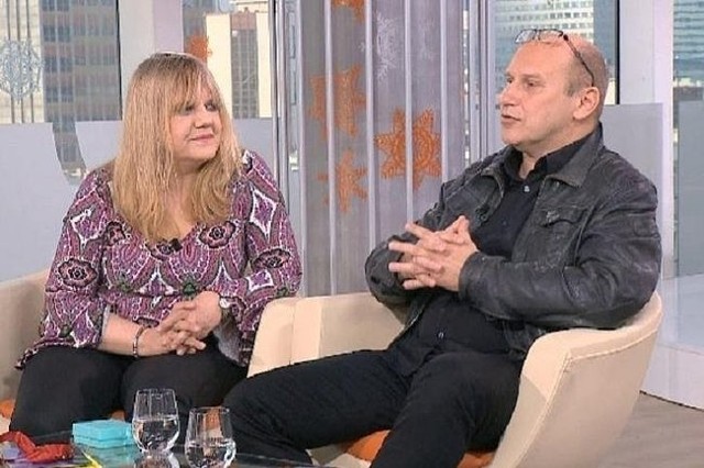 Włodzimierz Pawlik z żoną Jolantą Pszczółkowską-Pawlik (fot. Dzień Dobry TVN/x-news)