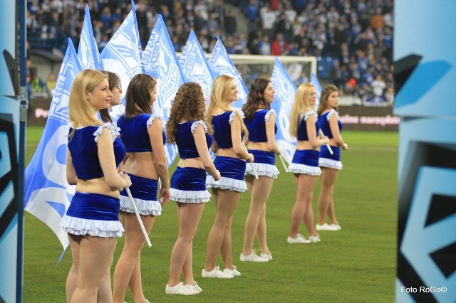 Kolejorz Girls podczas meczu Lech - Legia