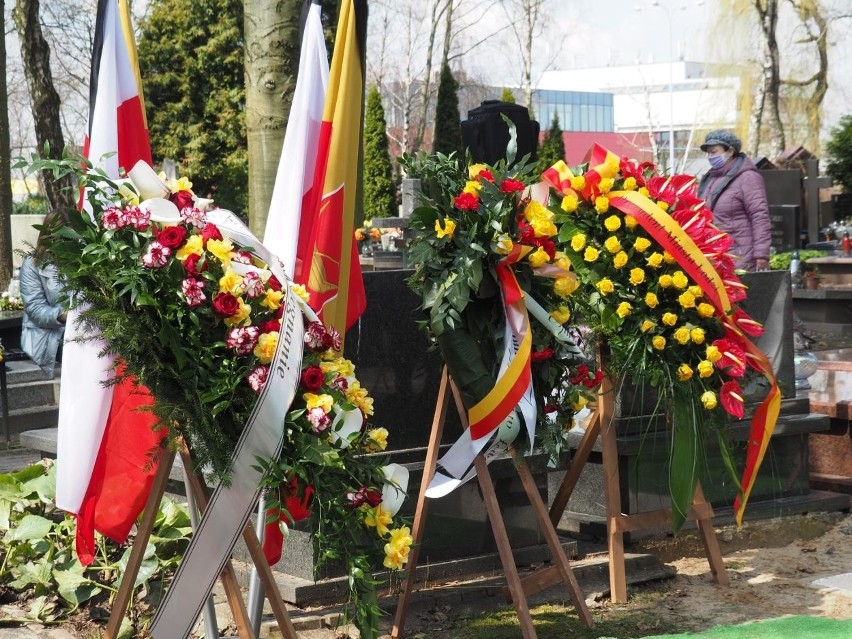 Pogrzeb prezydenta Łodzi Marka Czekalskiego na łódzkim cmentarzu Doły ZDJĘCIA 
