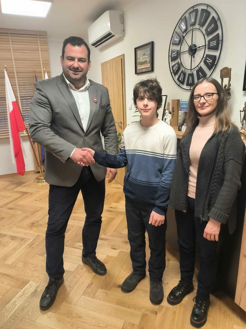 Prezydent Skarżyska uhonorował 14-latka