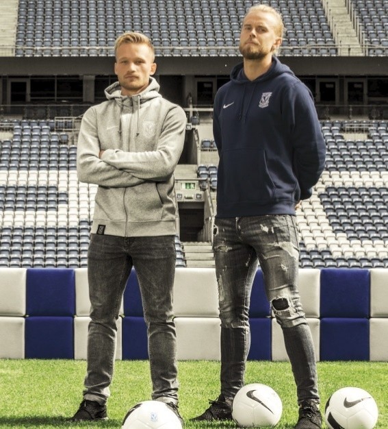 Niklas Bärkroth i Christian Gytkjær w bluzach