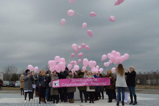 150 różowych balonów poleciało do nieba w Częstochowie