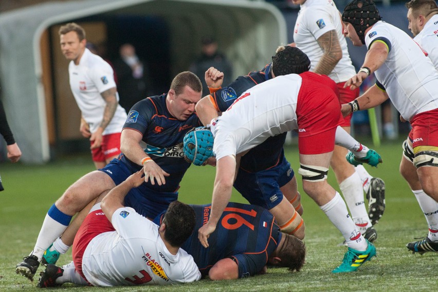 Rugby. Holendrzy nie mieli litości. Wysoka porażka Polaków na Arenie Lublin (ZDJĘCIA)