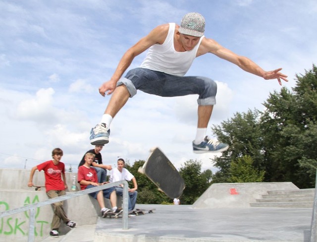 Na nowym skateparku jeżdżą chętni nawet z Warszawy.