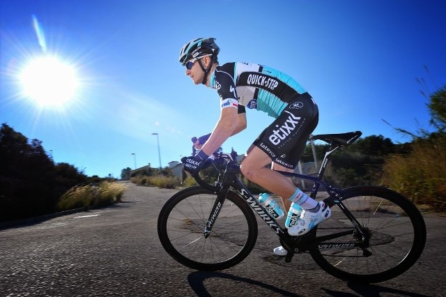 Michał Gołaś jest bardzo widoczny na trasie Tour de France.