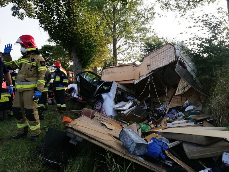 Tragiczny wypadek na drodze wojewódzkiej nr 510. Auto się...