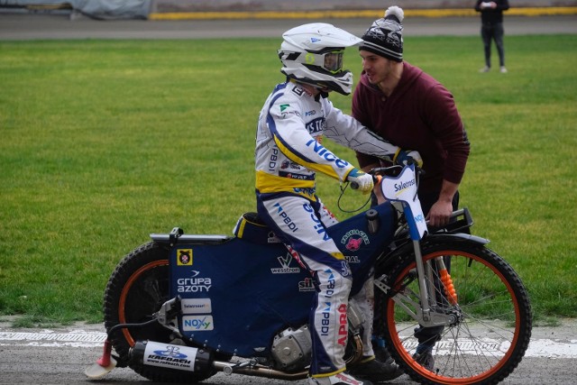 eWinner Apator zdążył wyjechać na trening na Motoarenie