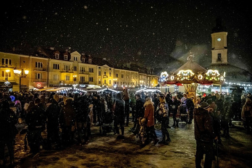 Mikołaj z Laponii odwiedził Białystok (5 grudnia 2021 r.).