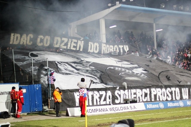 Górnik Zabrze - Widzew Łódź 3:2 (ZDJĘCIA Z TRYBUN)