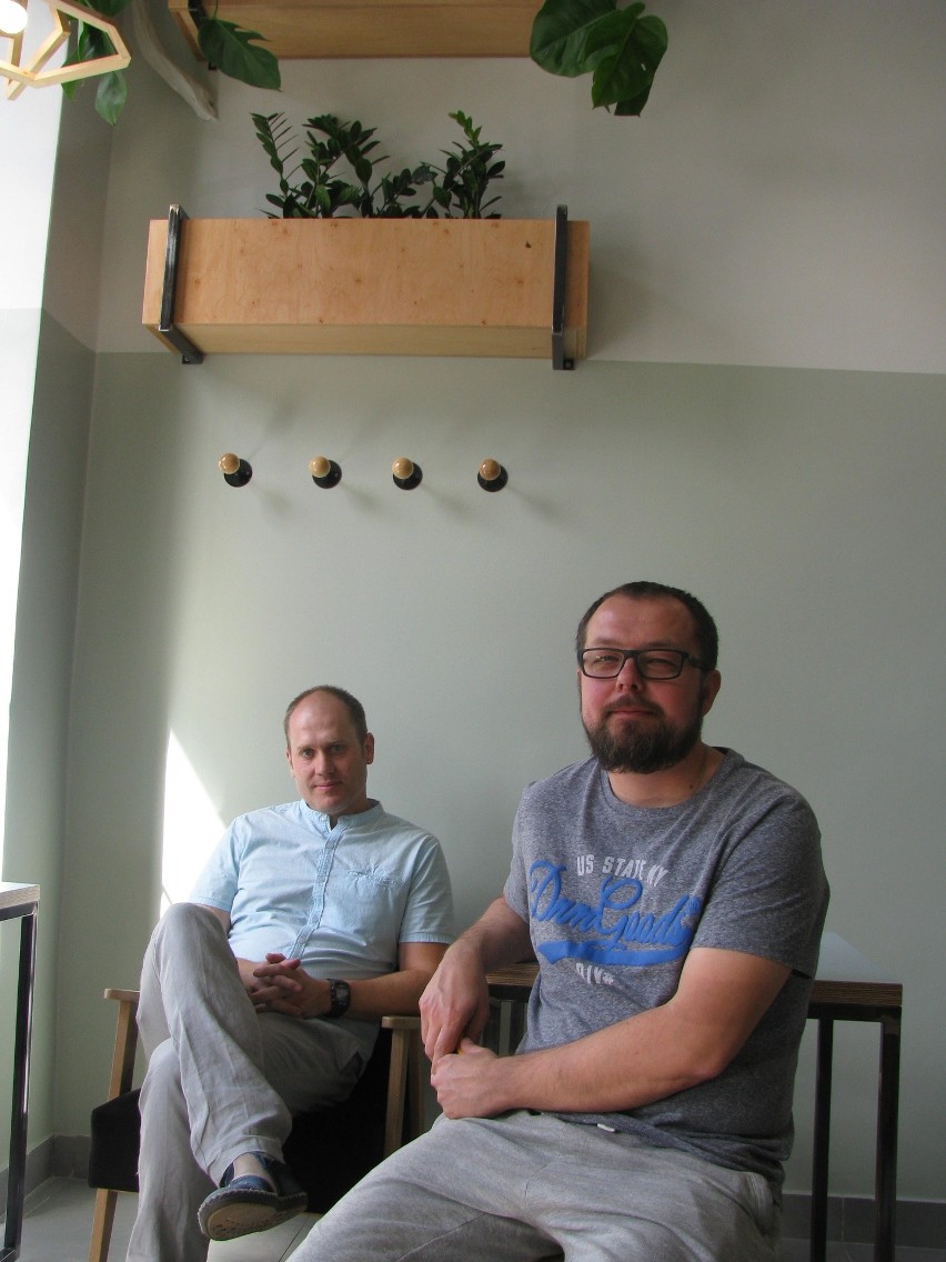Od lewej: Piotr Hilik i Tomasz Gawinowicz