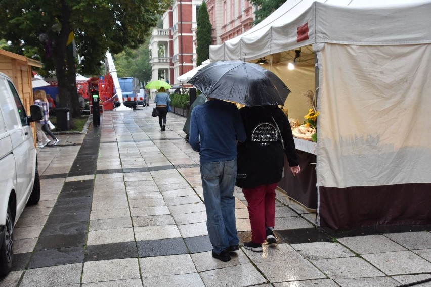 W czwartek, 8 września deszcz zaskoczył uczestników...