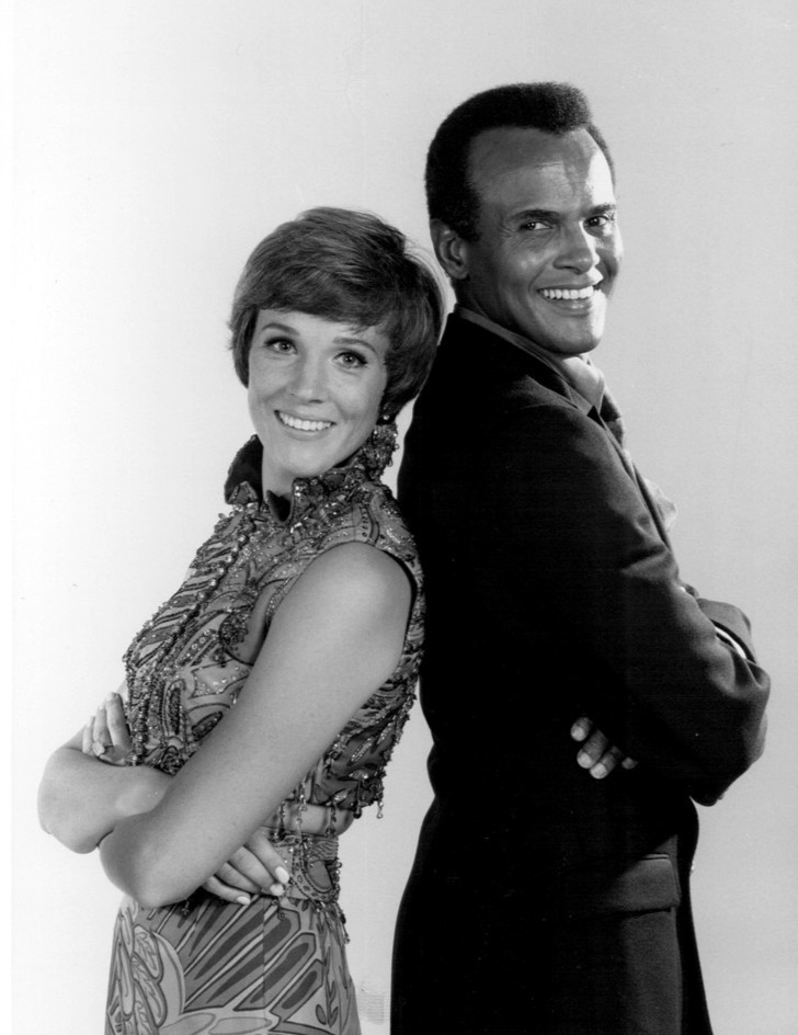 Harry Belafonte i Julie Andrews w 1969 roku.