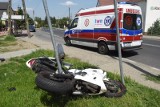 Wypadek na Pełczyńskiej. Nie żyje 27-letni motocyklista