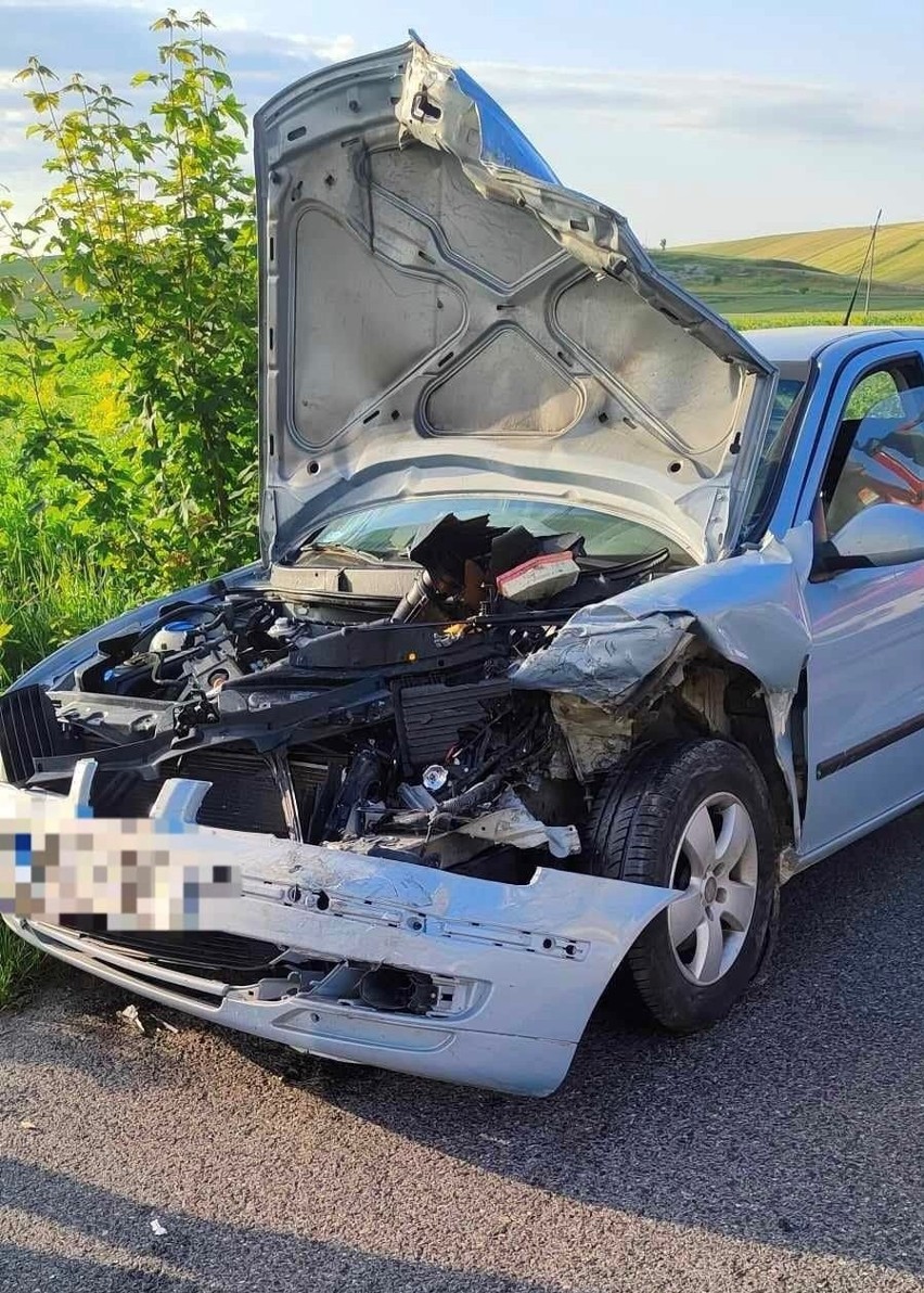 Podczas wypadku w Prandocinie zderzyły się trzy pojazdy