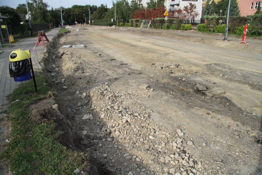 Ulica Wyszyńskiego w Tarnobrzegu zmieni wygląd. Odwiedziliśmy plac budowy (zdjęcia)