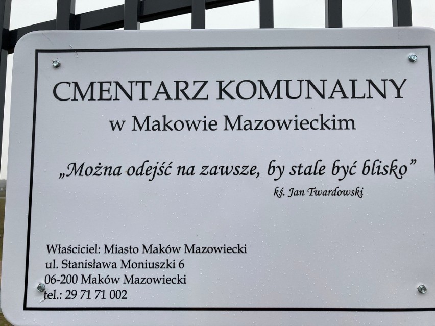 Cmentarz komunalny w Makowie Mazowieckim