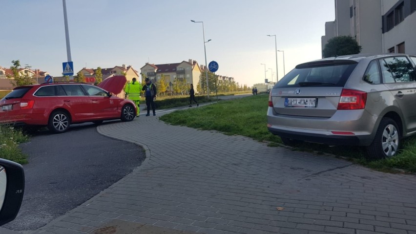 Dwie skody zderzyły się na alei Solidarności w Opolu