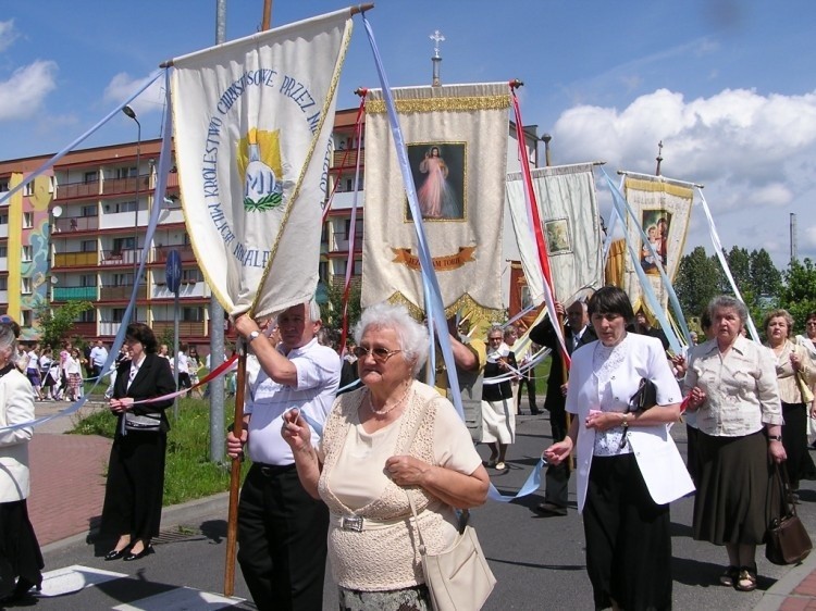 Procesja Bozego Ciala w Miastku