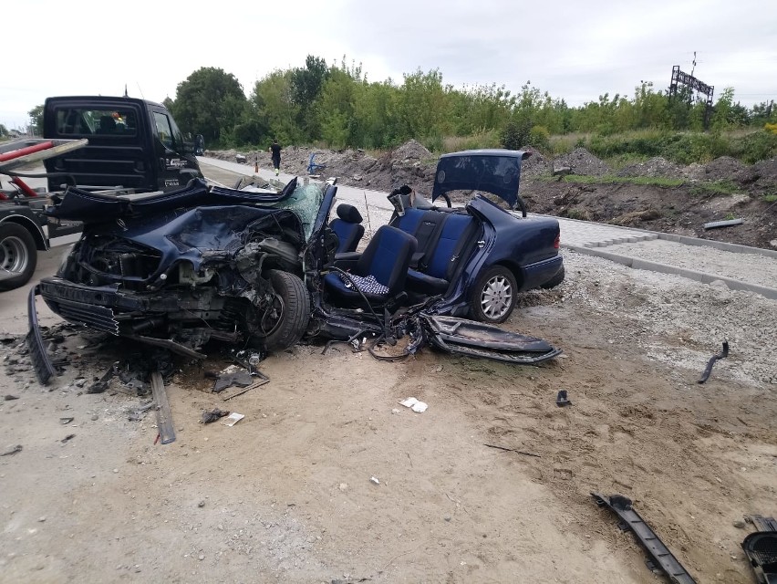 Pijany kierowca spowodował wypadek w Opolu na Bohaterów Monte Cassino