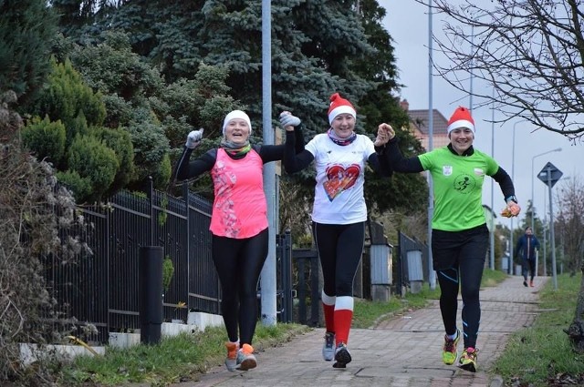 Uczestnicy parkrun w Świdwinie