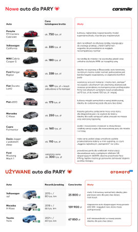 Auto dla pary