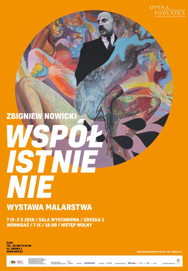 Plakat promujący wystawę Współistnienie