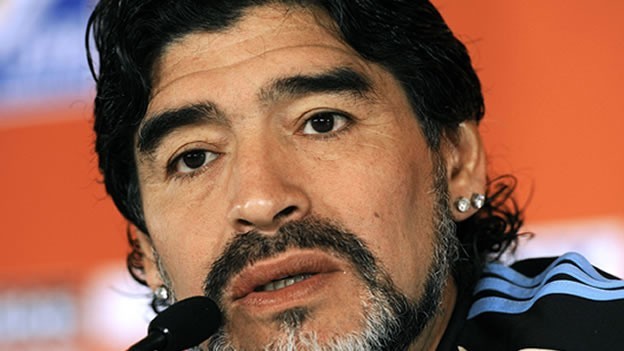 Trener reprezentacji Argentyny- Diego Maradona