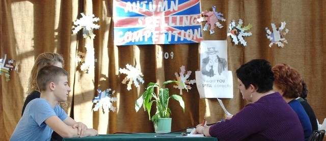 II LO w Koszalinie po raz drugi przygotowało konkurs ze znajomości języka angielskiego pn. Autumn Spelling Competition.
