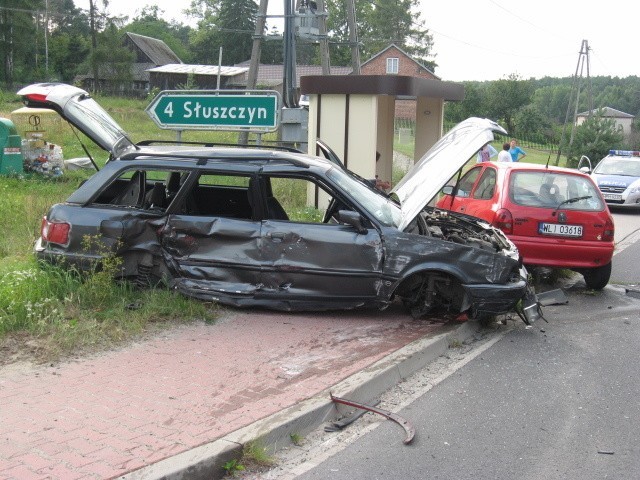 Audi zderzyło się z corsą.