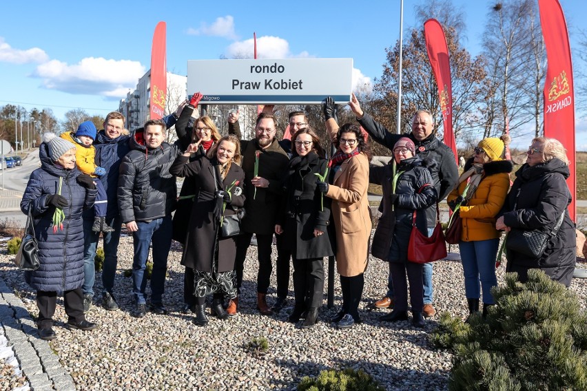 Rondo im. Praw Kobiet jest już w Gdańsku!