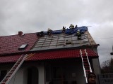 Orkan Grzegorz na Opolszczyźnie. Połamane drzewa, zniszczone budynki