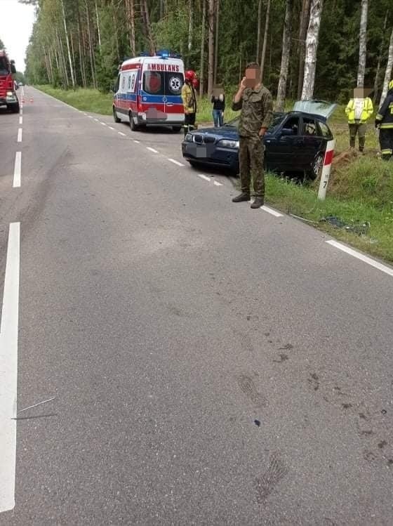 Wypadek na trasie Michałowo - Żednia