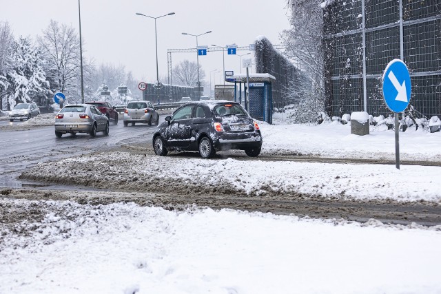 Kraków w czwartek rano, 15 grudnia