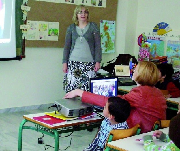 Lekcje w greckiej szkole prowadziła Barbara Głuszcz