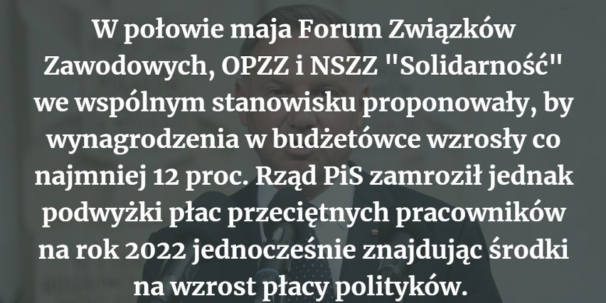 Podwyżki dla polityków