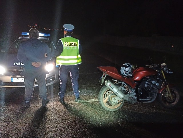 34 letni motocyklista został zatrzymany przez policję drogową na ul. Raciborskiej w Kędzierzynie Koźlu.