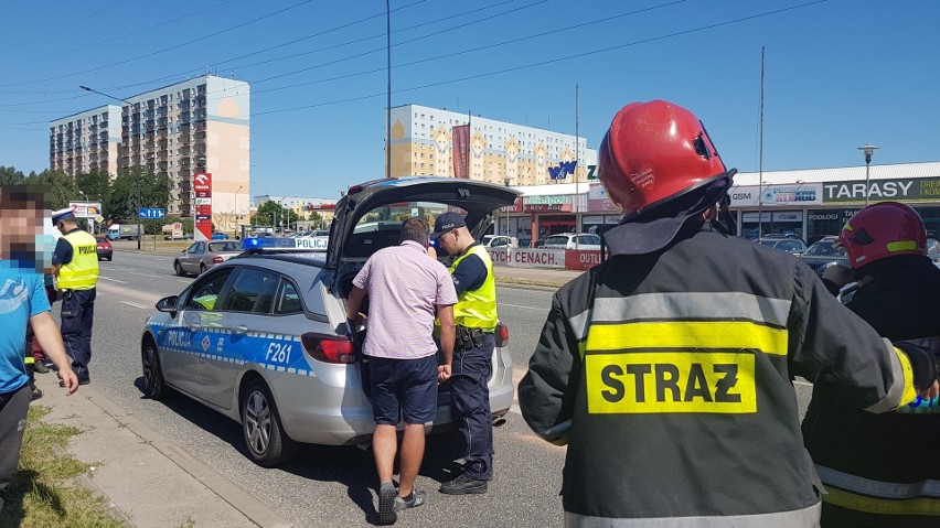 Wypadek na Rokicińskiej w Łodzi