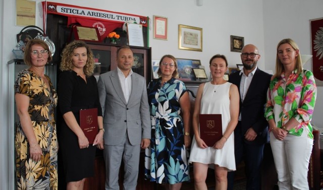 Spotkanie odbyło się w gabinecie burmistrza w ratuszu.